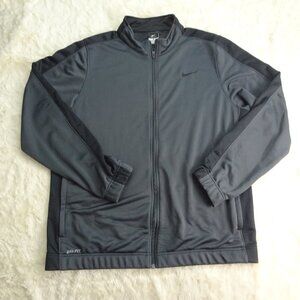 Nike Black Dri-Fit Full Zip Jacket Size X-Large